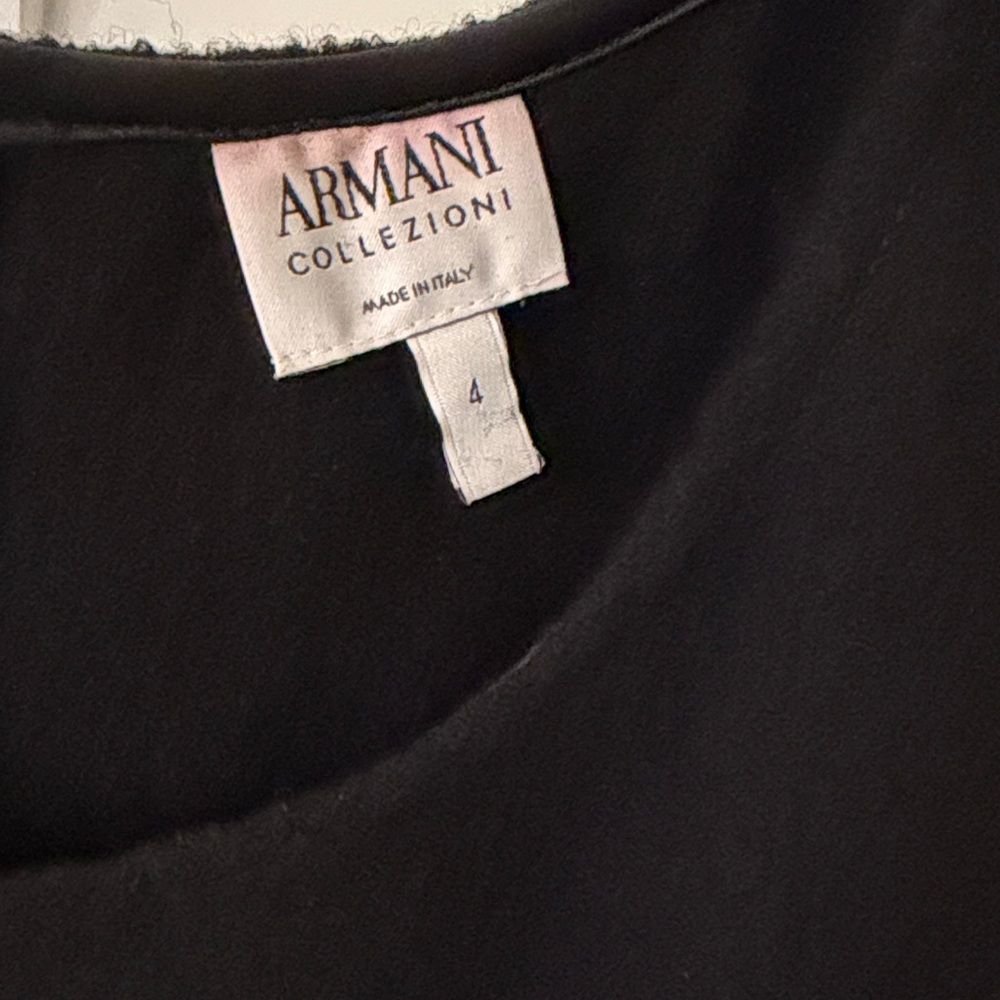 Armani Black Sleeveless Midi Dress with jacket - Picture 2 of 11